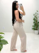 calça pantalona kali (bege)