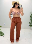 calça pantalona kali (bege)