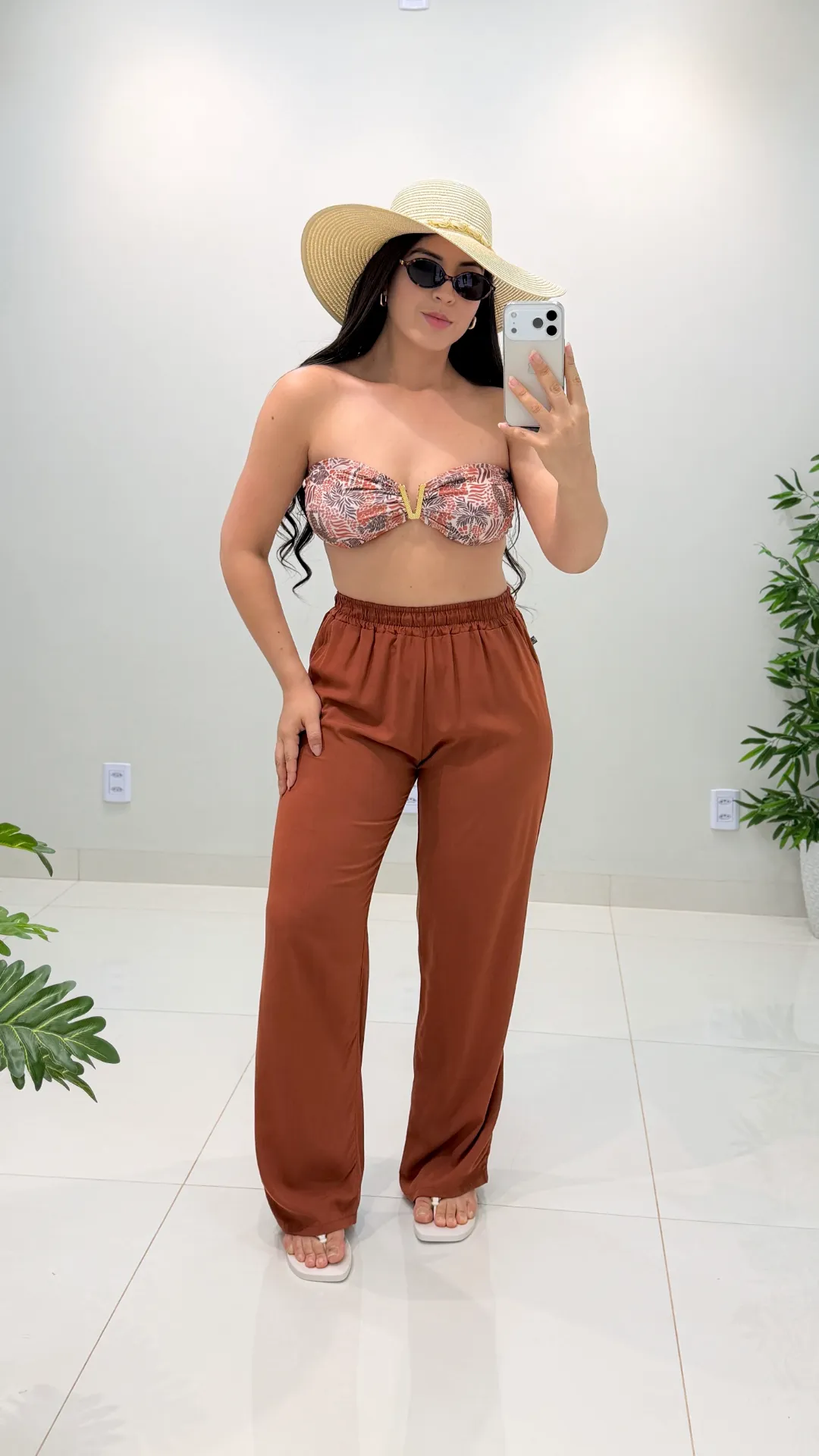 calça pantalona kali (bege) calça pantalona kali (bege)