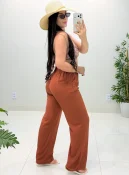 calça pantalona kali (bege)