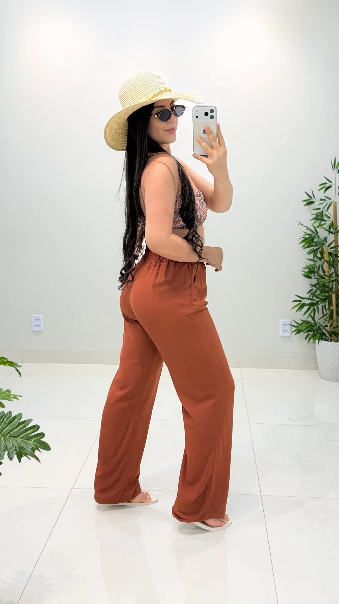 calça pantalona kali (bege) calça pantalona kali (bege)