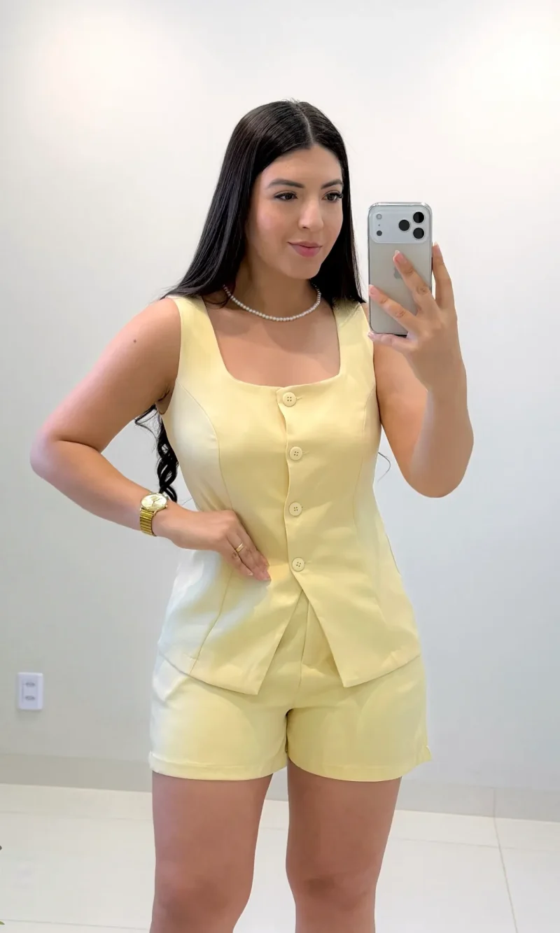 conjunto tatiana (amarelo)