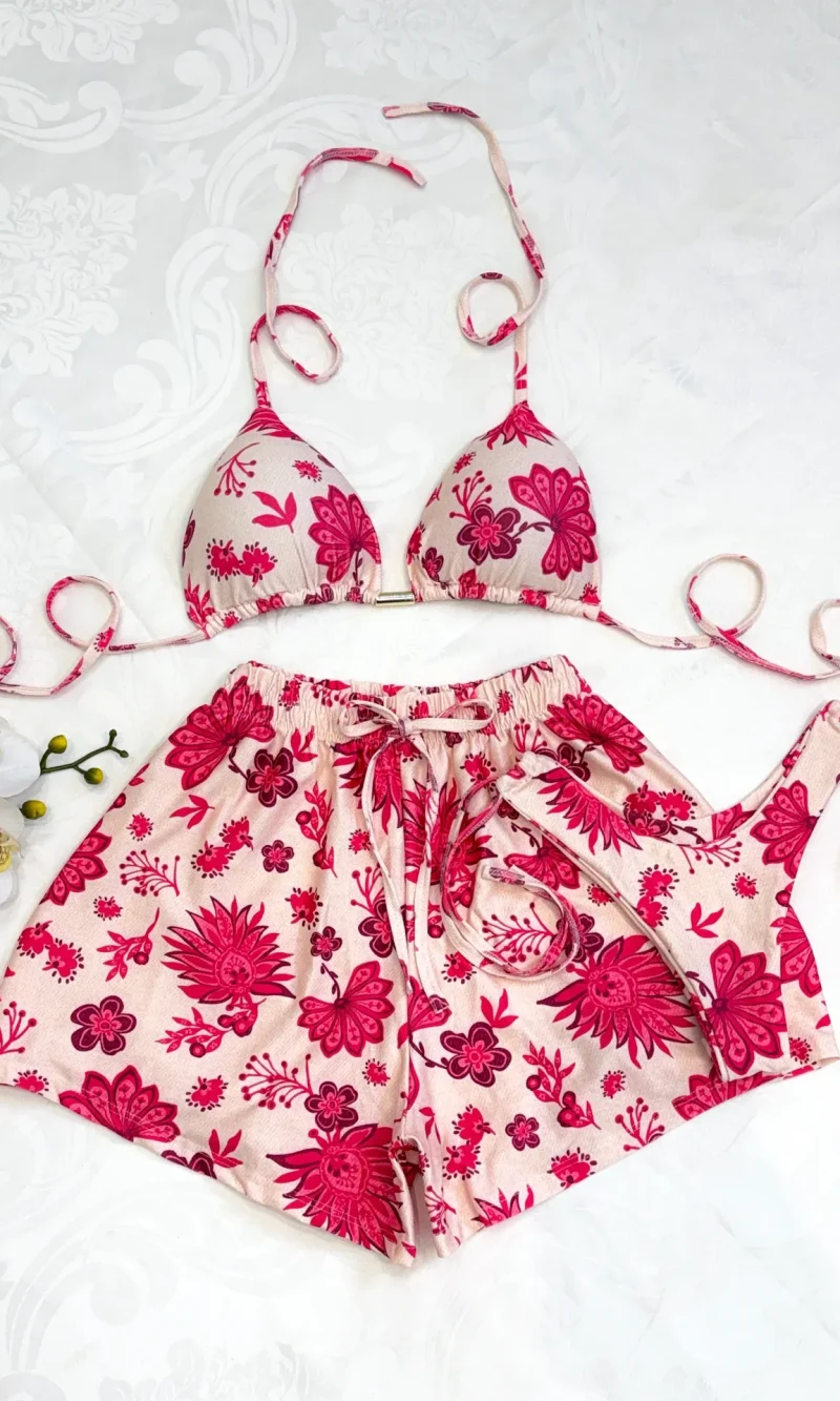 conjunto triquíni (pink)