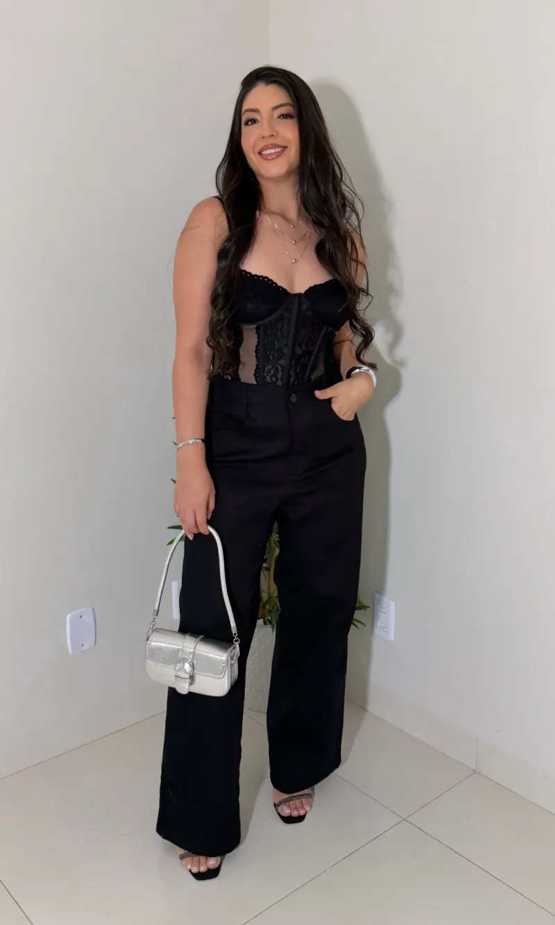 corselet raime (preto)