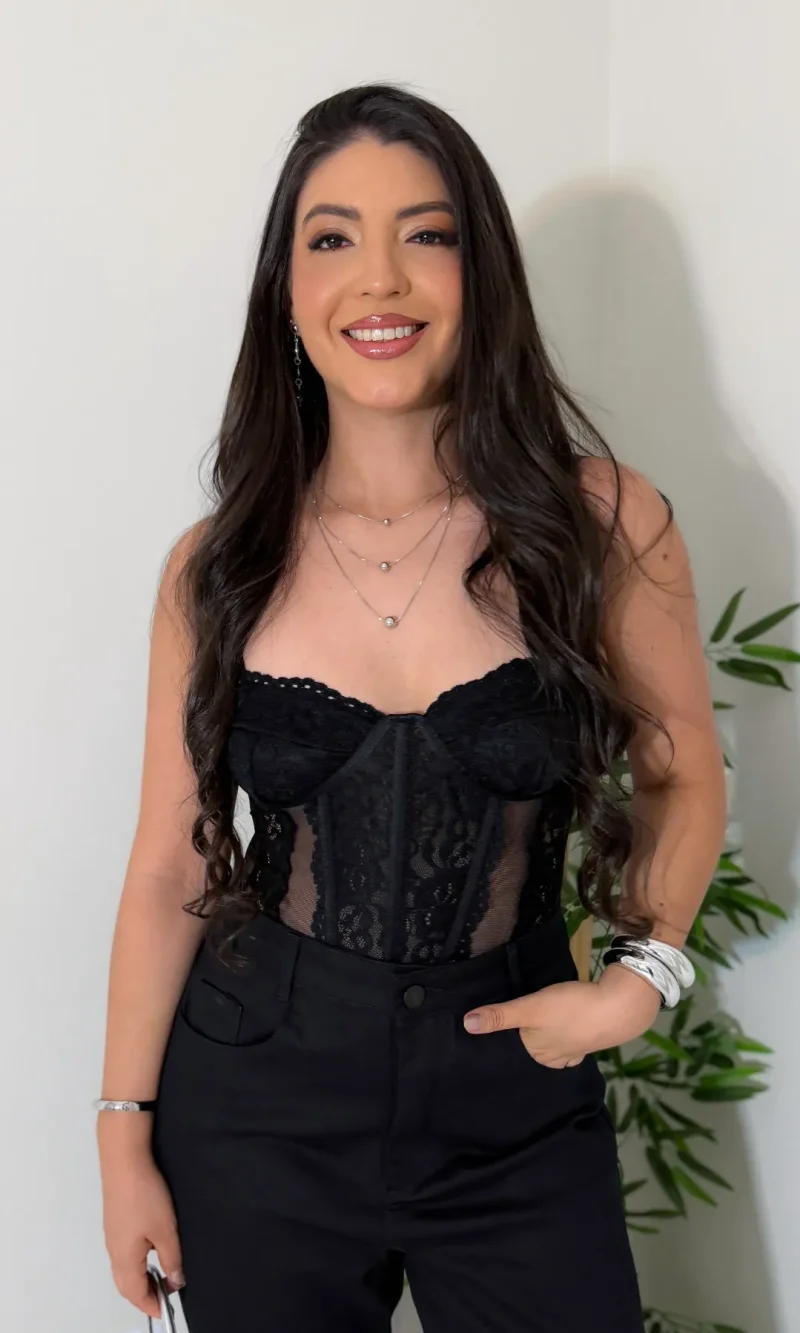 corselet raime (preto)